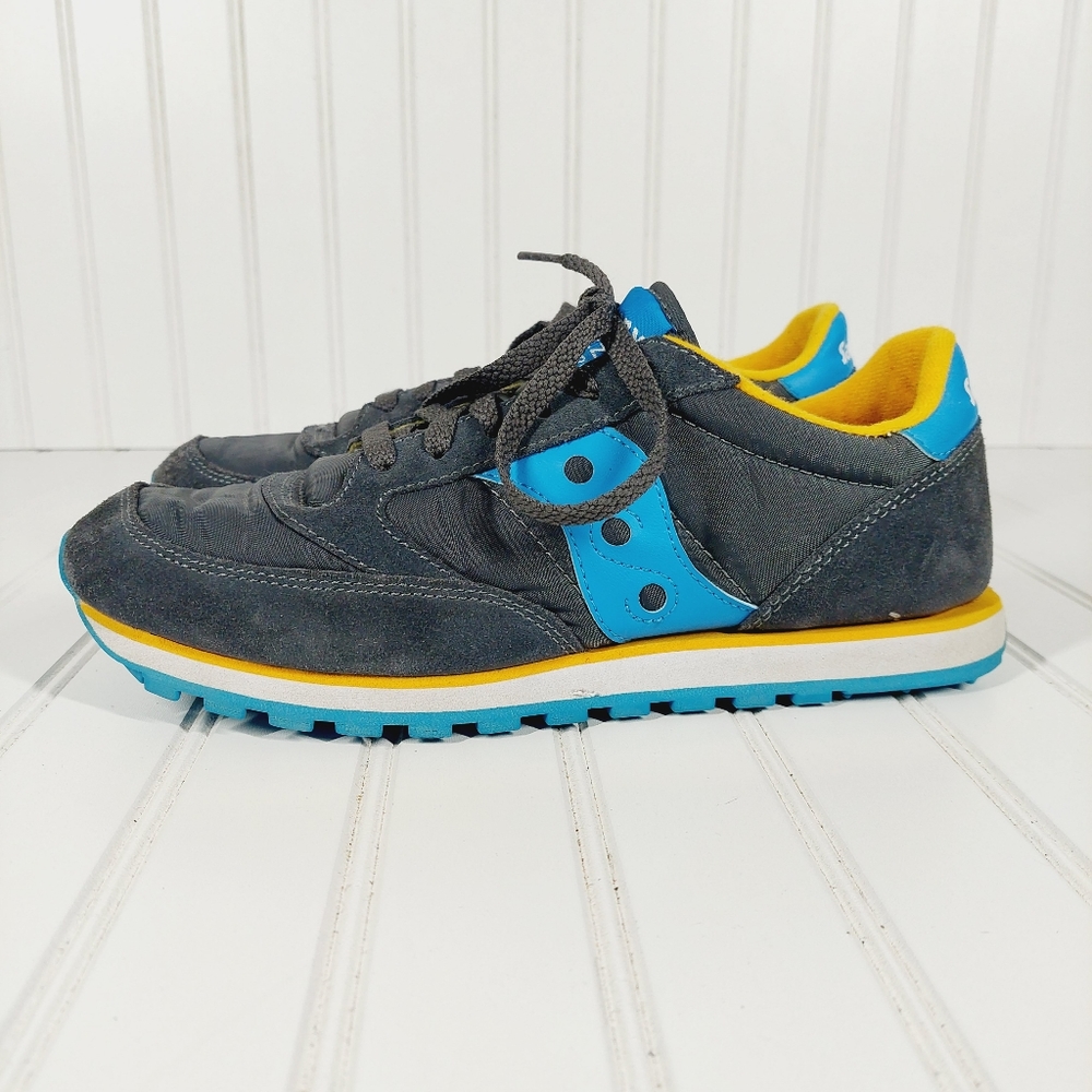 Saucony Jazz Lowpro Leather Lace Up Casual Sneakers A481